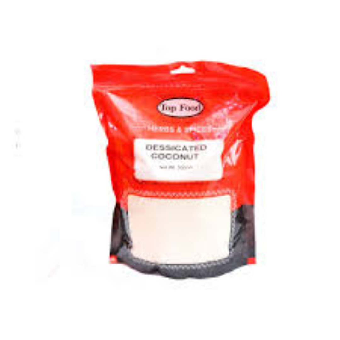 TOP FOOD DESSICATED COCONUT 50G